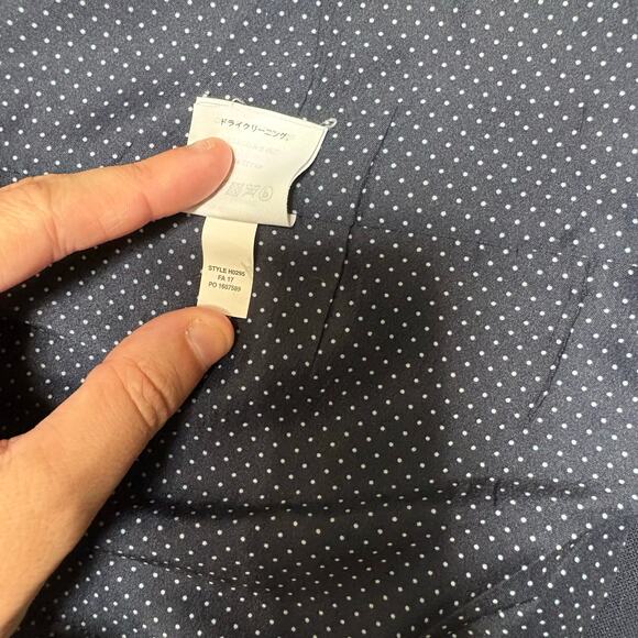 J. Crew Wool Blend Navy One Button Blazer Neutral Minimalist Professional Work - Picture 4 of 8